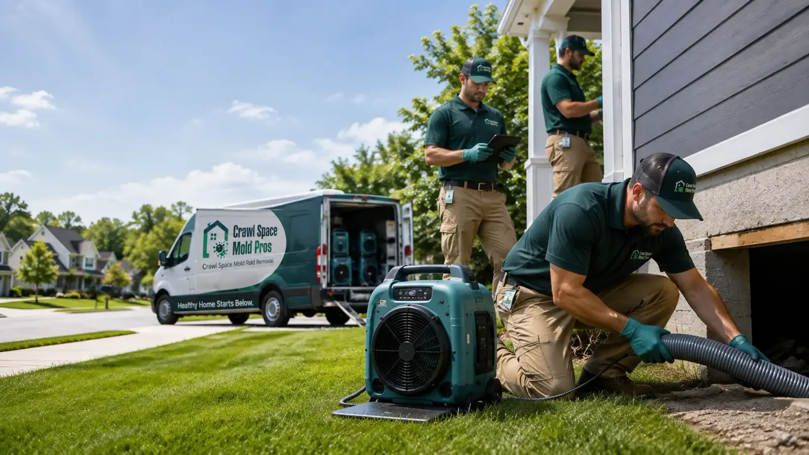 Crawl Space Mold Removal in Mcbrides, MI